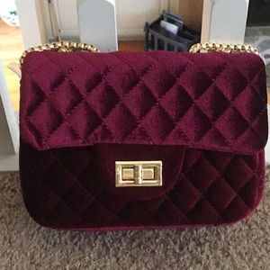 Velvet party purse